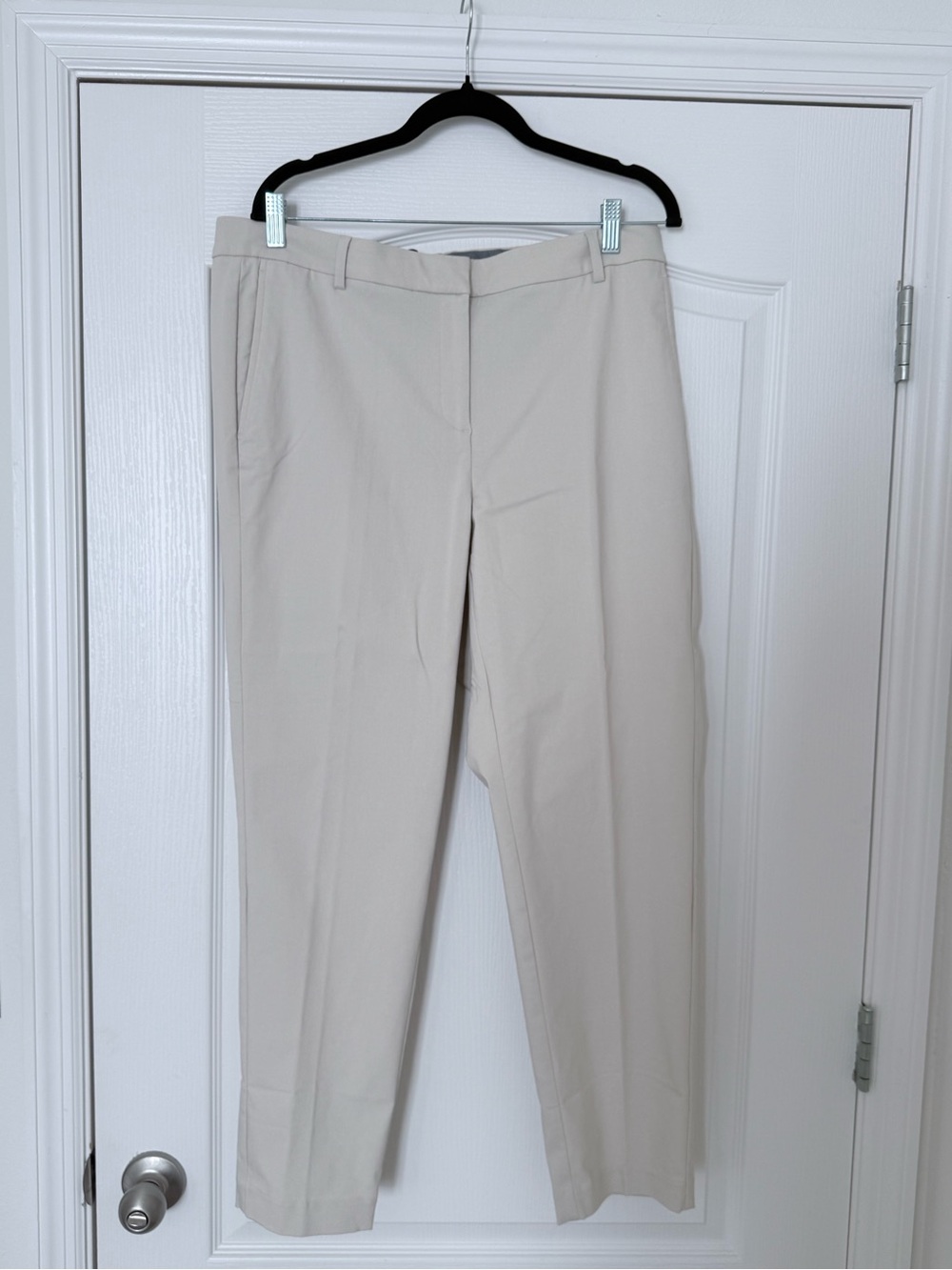 JJill  Wearever Refined Woven Trouser 16W  - Oat